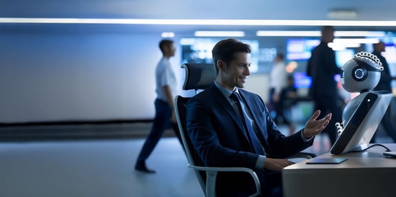Transformative Customer Service with AI WebSite Banner